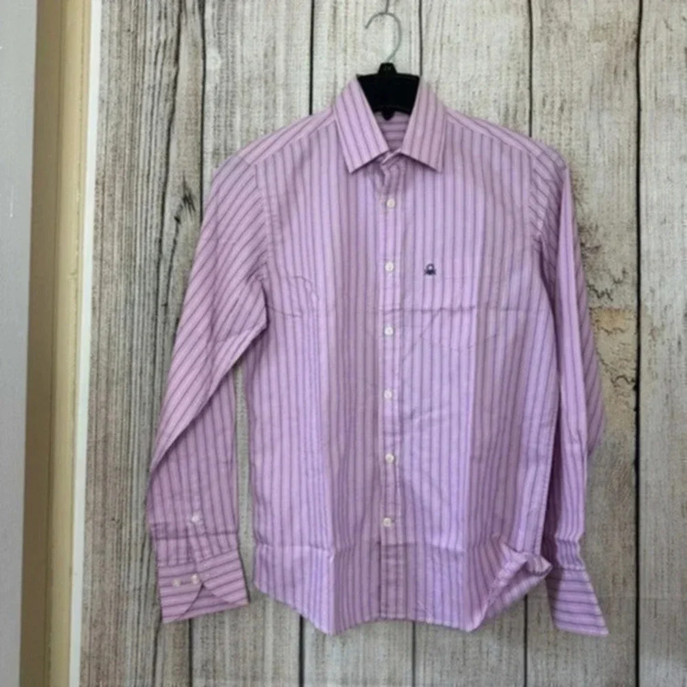Stile Benneton Mens button up shirt size Small